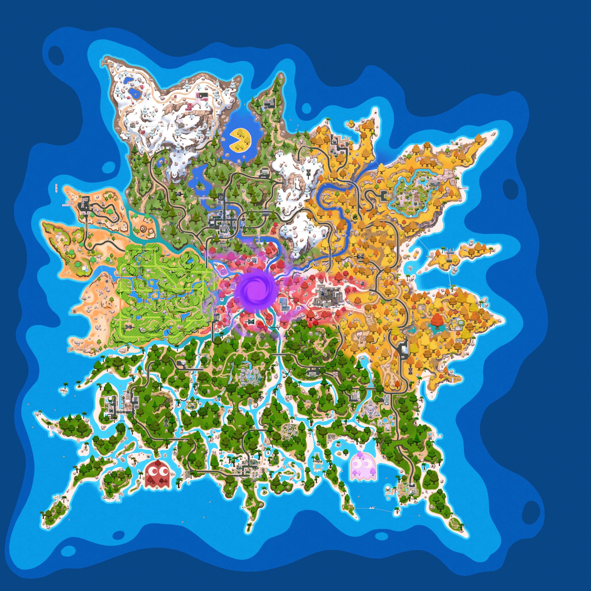 Fortnite island map
